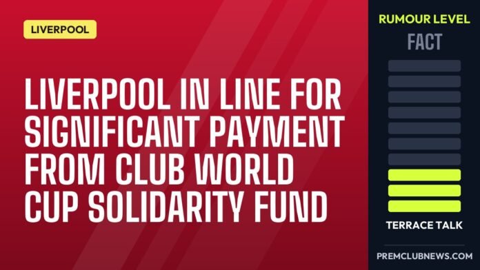 Liverpool in line for significant payment from Club World Cup solidarity fund