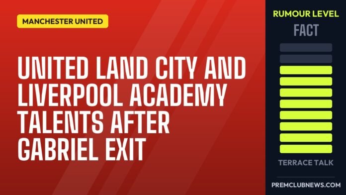 United land City and Liverpool academy talents after Gabriel exit United land City and Liverpool academy talents after Gabriel exit