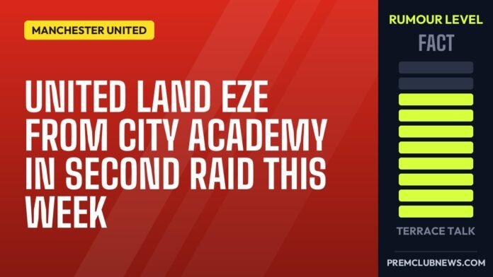 United land Eze from City academy in second raid this week