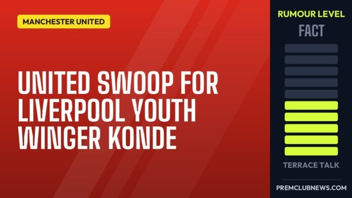 United swoop for Liverpool youth winger Konde United swoop for Liverpool youth winger Konde