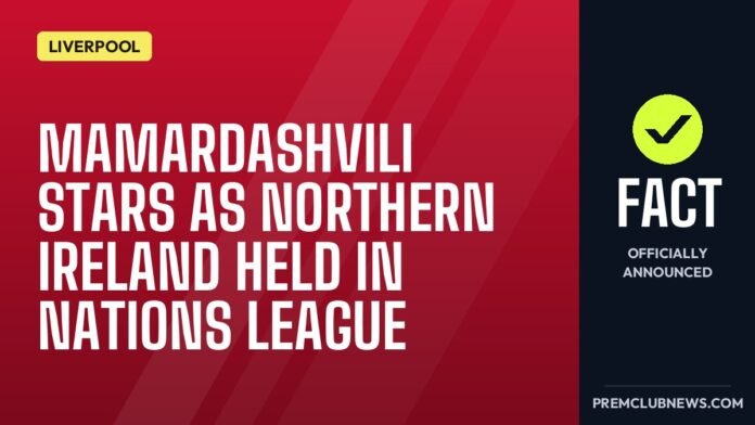 Mamardashvili stars as Northern Ireland held in Nations League Mamardashvili stars as Northern Ireland held in Nations League