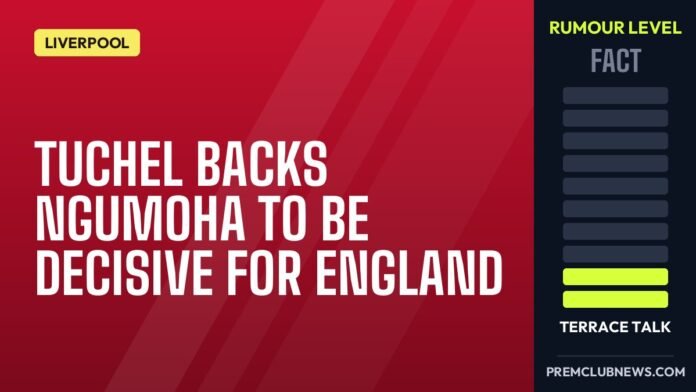 Tuchel backs Ngumoha to be decisive for England Tuchel backs Ngumoha to be decisive for England